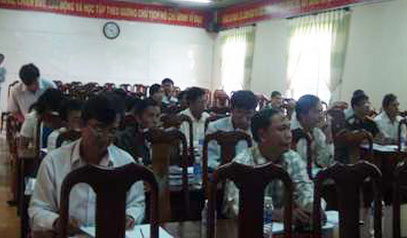 Huyện Krông Búk tập huấn chiến dịch tiêm phòng vắc xin Sởi - Rubella năm 2014