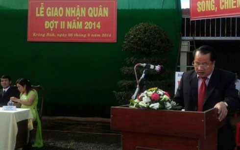 Lễ giao, nhận quân đợt II năm 2014
