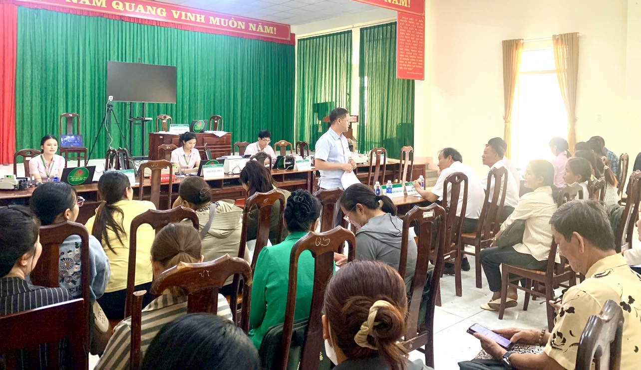 Tín dụng chính sách 06 tháng đầu năm 2026 trên địa bàn xã Cư Pơng.