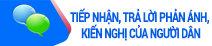 tiếp nhận phản ánh của người dân