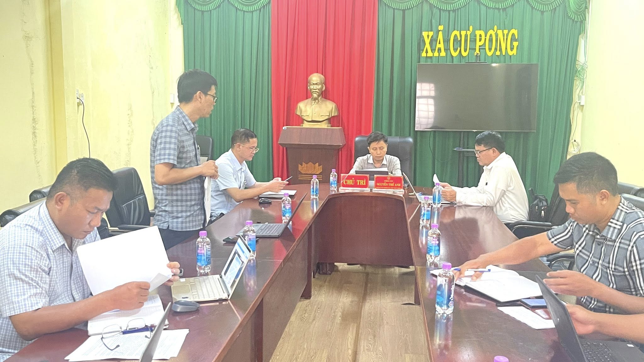 ĐẨY NHANH TIẾN ĐỘ, THÁO GỠ KHÓ KHĂN, VƯỚNG MẮC TRONG QUÁ TRÌNH TRIỂN KHAI CHƯƠNG TRÌNH MỤC TIÊU QUỐC GIA NĂM 2025 TRÊN ĐỊA BÀN XÃ CƯ PƠNG